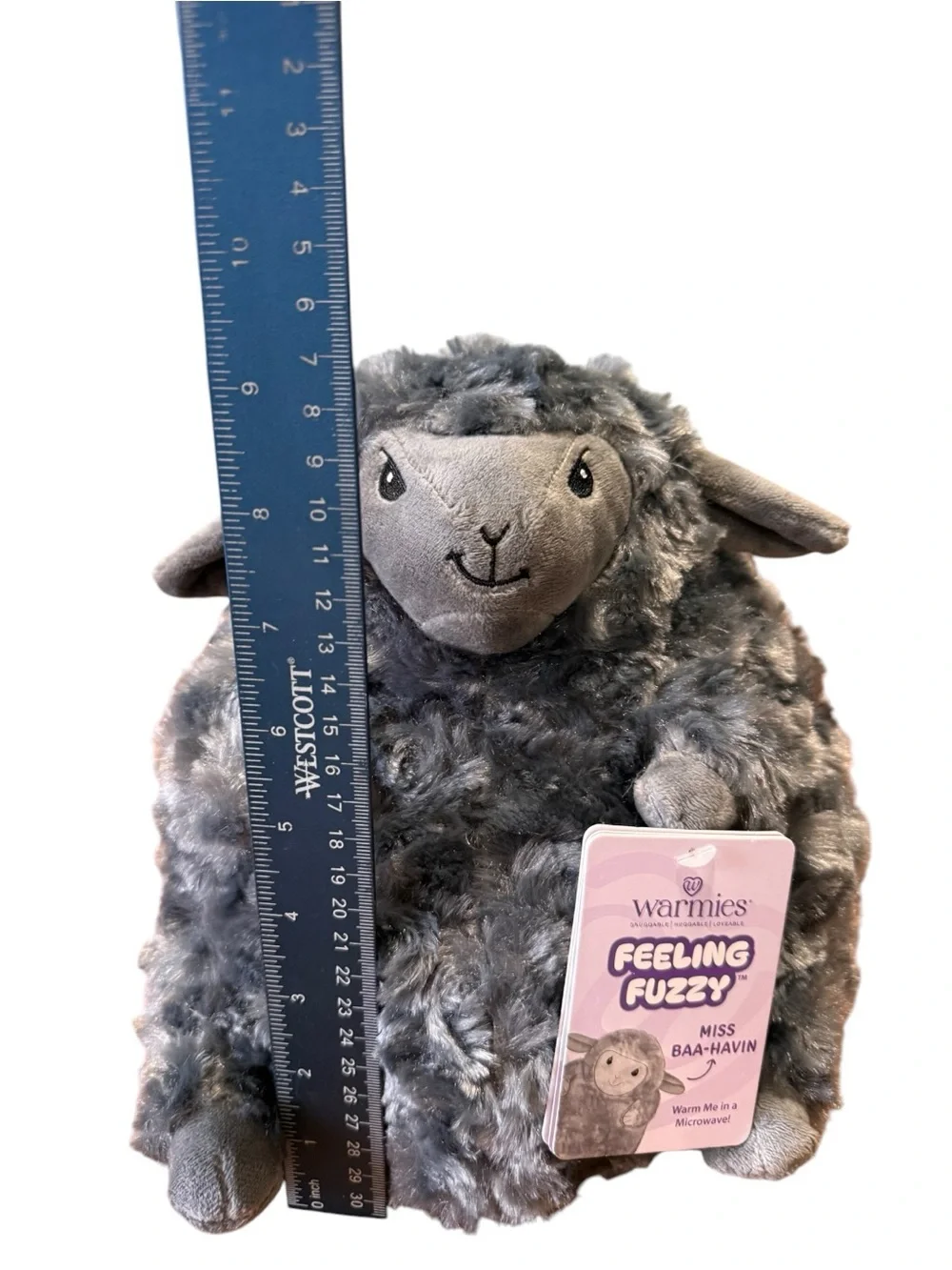 Sheep Warmies Stuffed Animal Feeling Fuzzy MISS BAA-HAVEN Lavender Scented NWT
